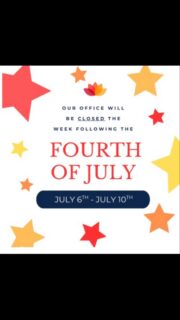 Wishing all of our patients a safe and happy 4th of July! 🇺🇸 

Our office will be closed from July 6th to July 10th so our team can enjoy the holiday week!

In case of a dental emergency, please call our office at 978-433-2128! 🎆