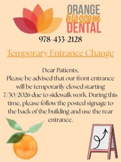 🚧 Important Entrance Update 🚧
Beginning July 30, our front entrance will be temporarily closed due to sidewalk construction.
Please follow the posted signage to enter through the back entrance of the building. We appreciate your patience and understanding while this work is completed!
Thank you for your cooperation! 🧡